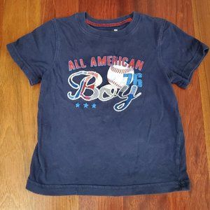 Jumping Beans "All American Boy" Navy T-Shirt Size 2T